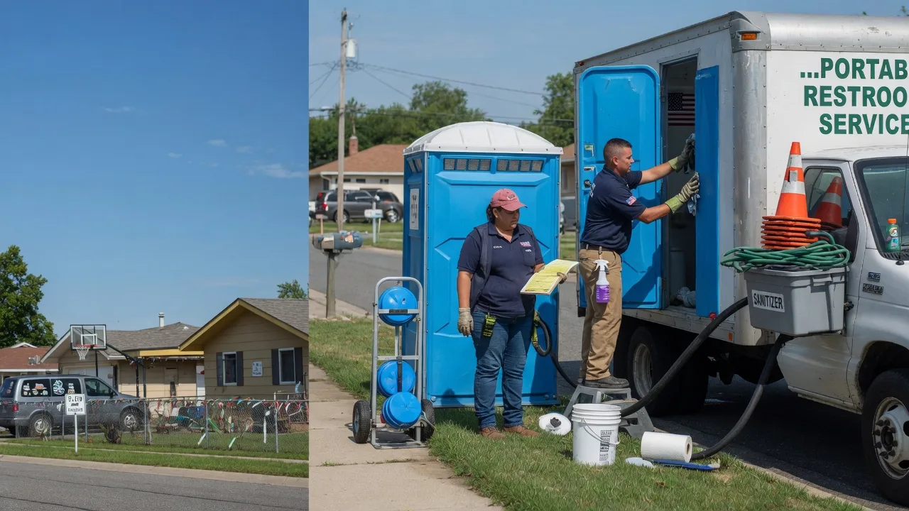 Portable Toilet Rental in Coulterville, IL near me